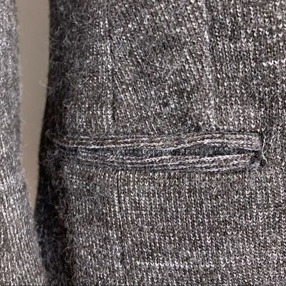 Anthropologie Cartonnier black tweed button front blazer size Medium - Picture 7 of 12